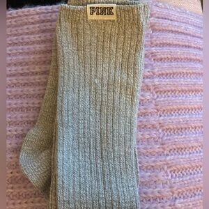 NEW Victoria Secret PINK knee-high socks so SOFT & COMFORTABLE 100% Authentic